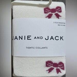 Janie and Jack Baby Antique Bows Tights 3-6 M Matching Outfit in Other Listings